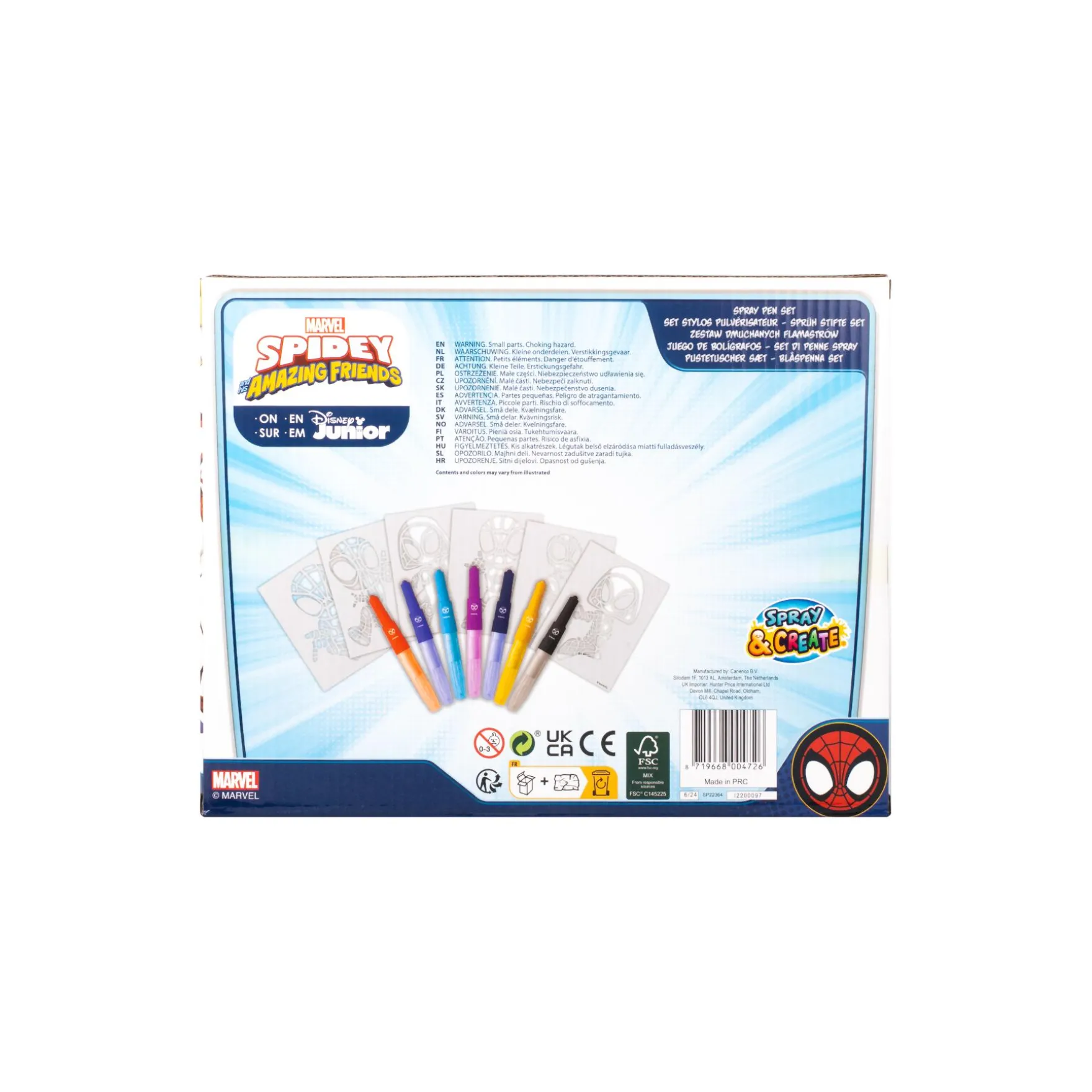 Spidey Spray Pen Set