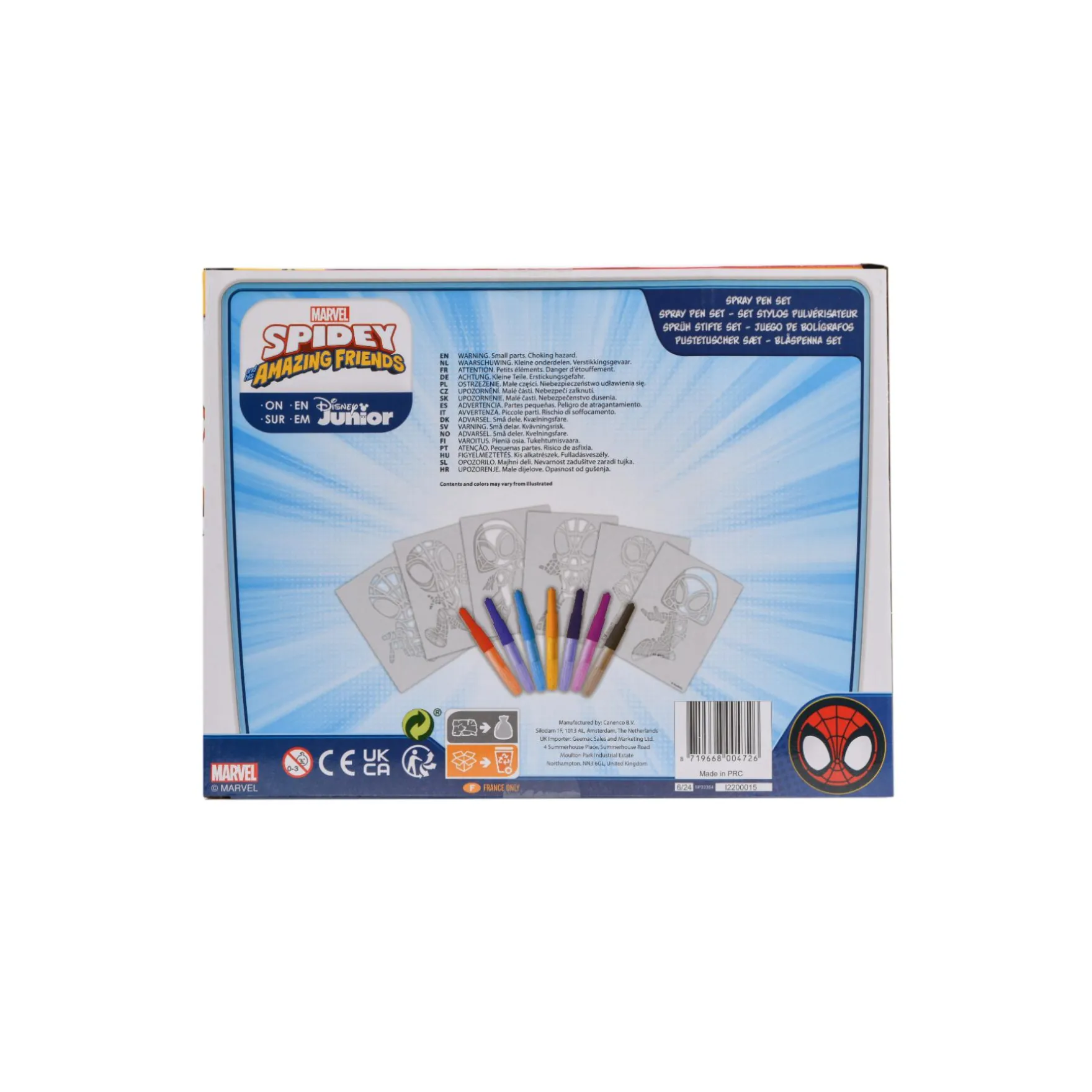 Spidey Spray Pen Set