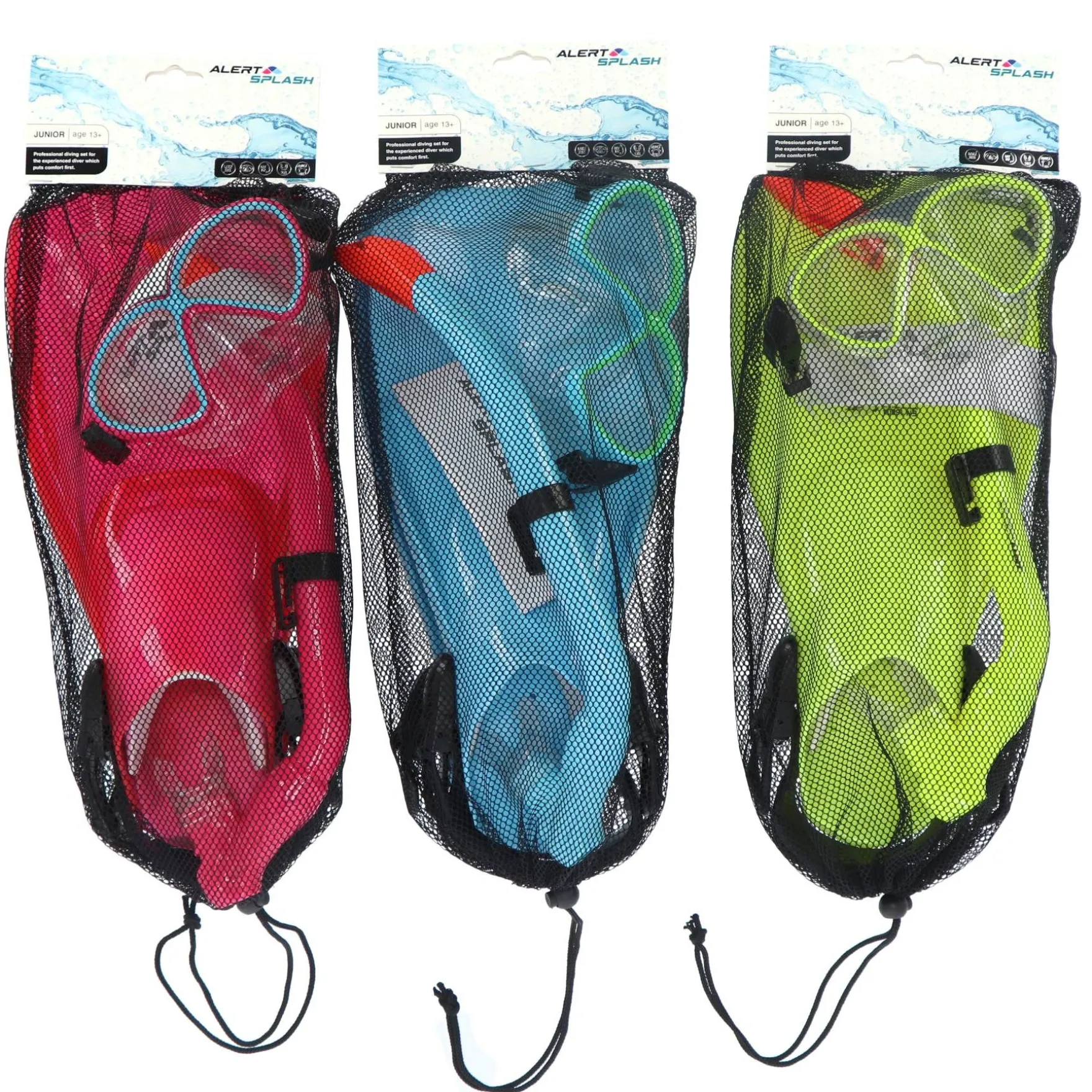 Splash Duikset Maat Small/Medium 3 Asst.