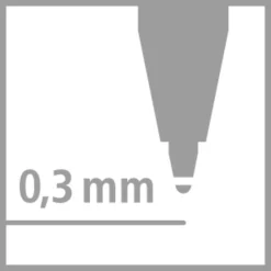 Stabilo Easy Original Refill Blauw 6 Stuks