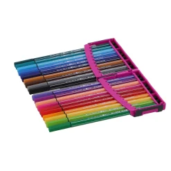 Stabilo Pen 68 Colorparade Antraciet/Roze 20 Kleuren