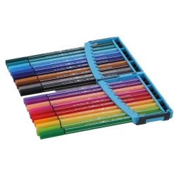 Stabilo Pen 68 Colorparade Antraciet/Lichtblauw 20 Kleuren
