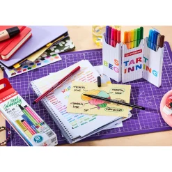 Stabilo pen 68 desk set start beginning 18 stuks