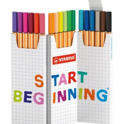 Stabilo point 88 desk set start beginning 18 stuks