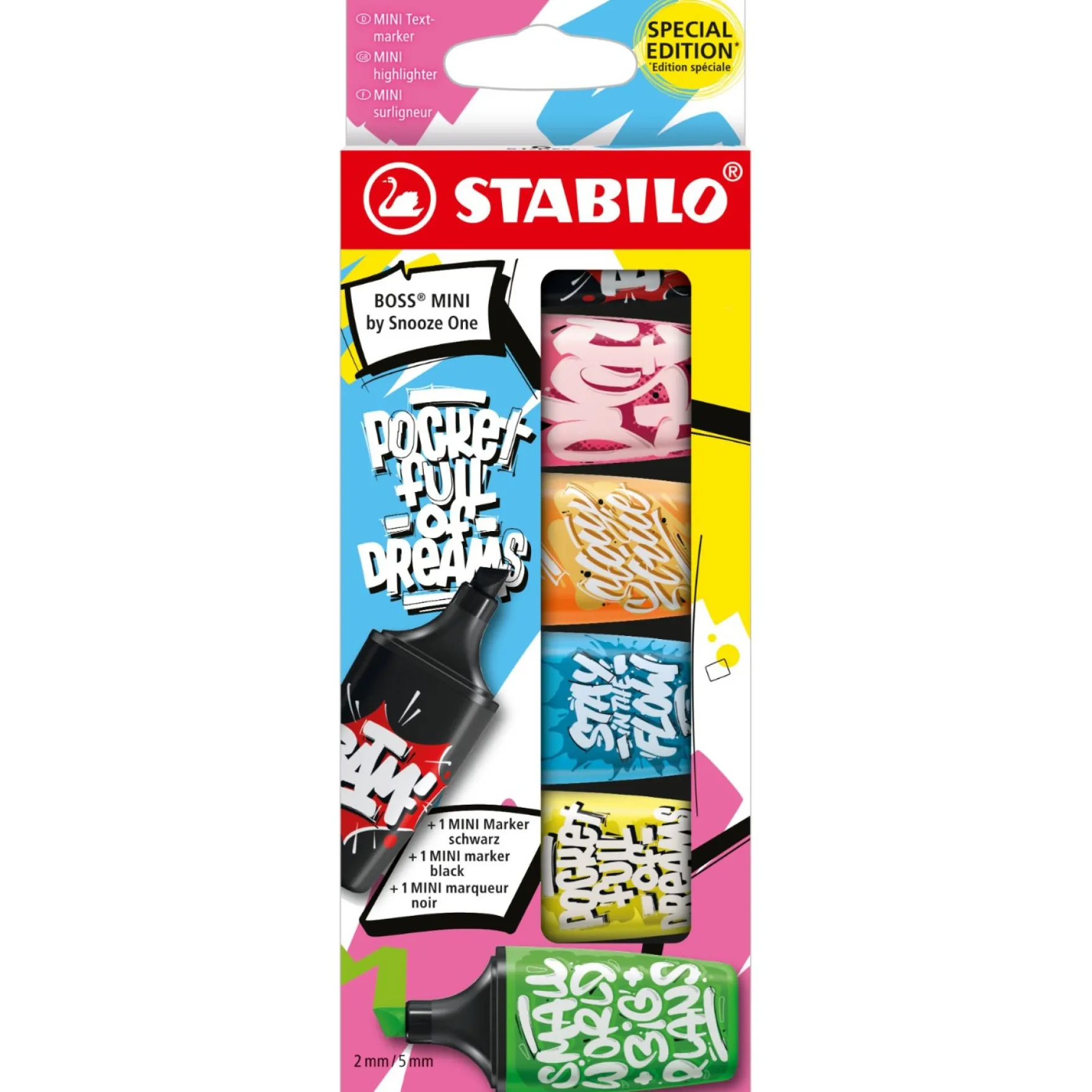 Stabilo 6st mini boss snooze one