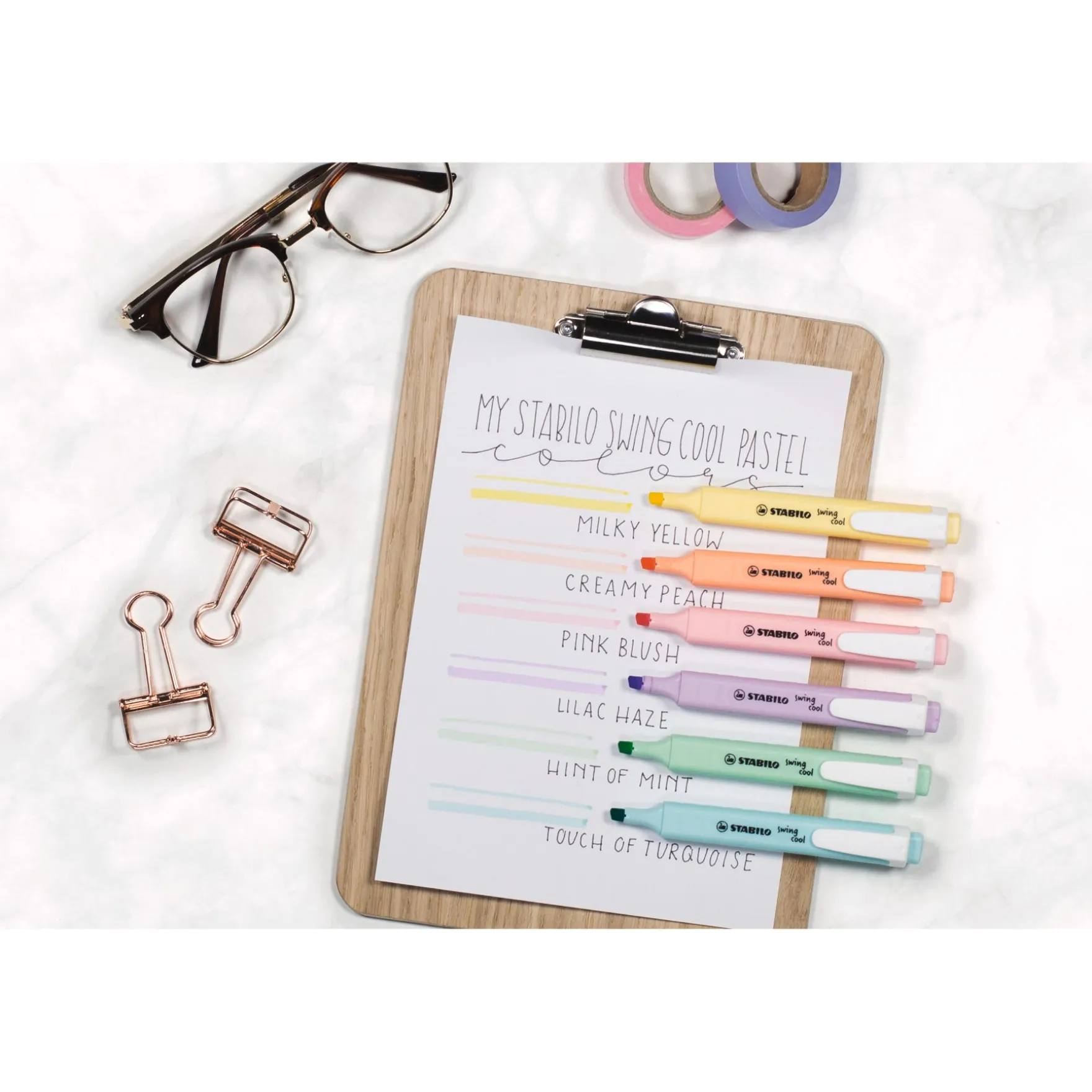 Stabilo Swing cool pastel stift 8 stuks