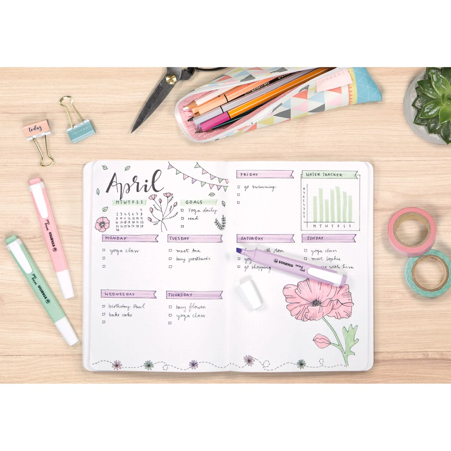 Stabilo Swing cool pastel stift 8 stuks