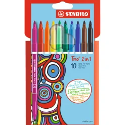 Stabilo trio viltstiften 10 stuks