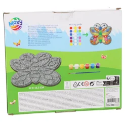 Stapsteen schilderen 17x17 cm doe-het-zelf 2 assorti