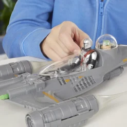 Star Wars 10cm Epic Hero Series N1 Starfighter With Mando & Grogu