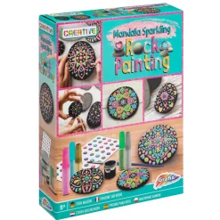 Stenen schilderen mandala 11 delig