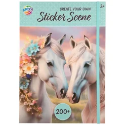 Stickerboek luxe Horse collection A4 200+ stickers