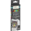 Stiften textiel markers 2-zijdig 6 stuks