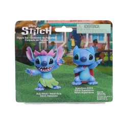 Stitch figuren 2 pak Stitch Hula & Superhero