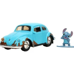 Stitch Met Volkswagen Beetle Die Cast 1:32