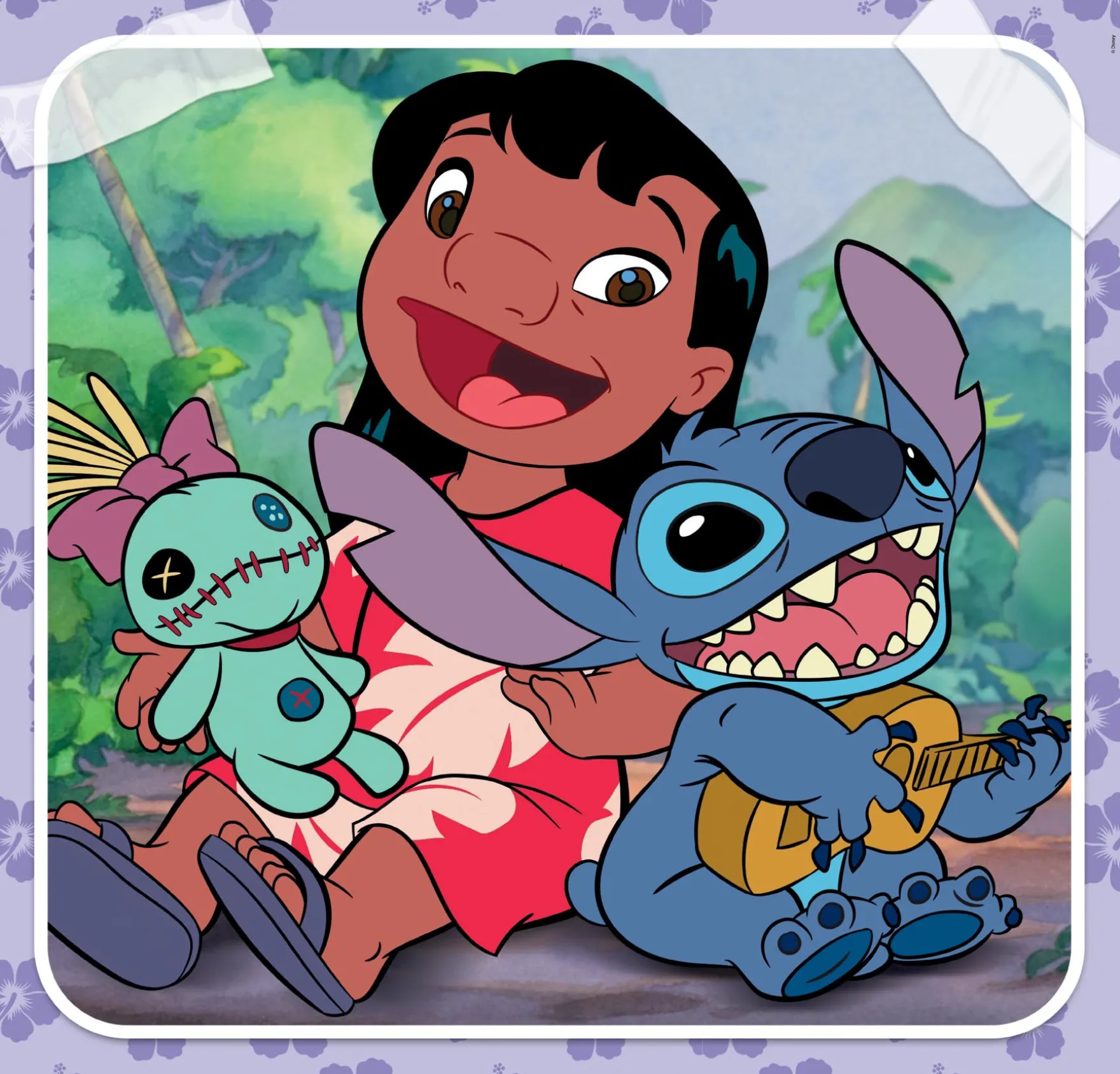 Stitch puzzel 3 x 48 stukjes
