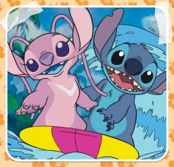Stitch puzzel 3 x 48 stukjes