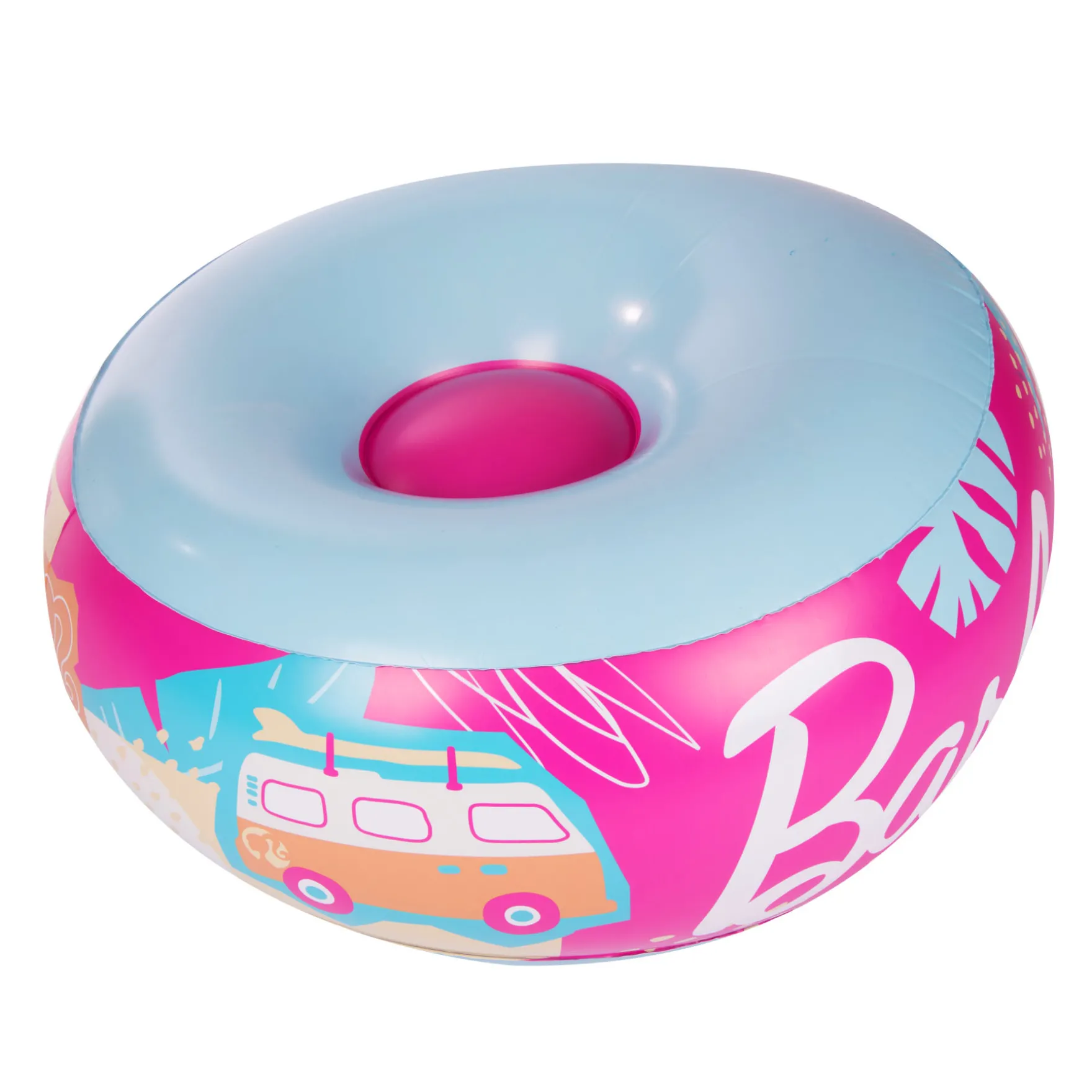 Stoel opblaasbaar barbie