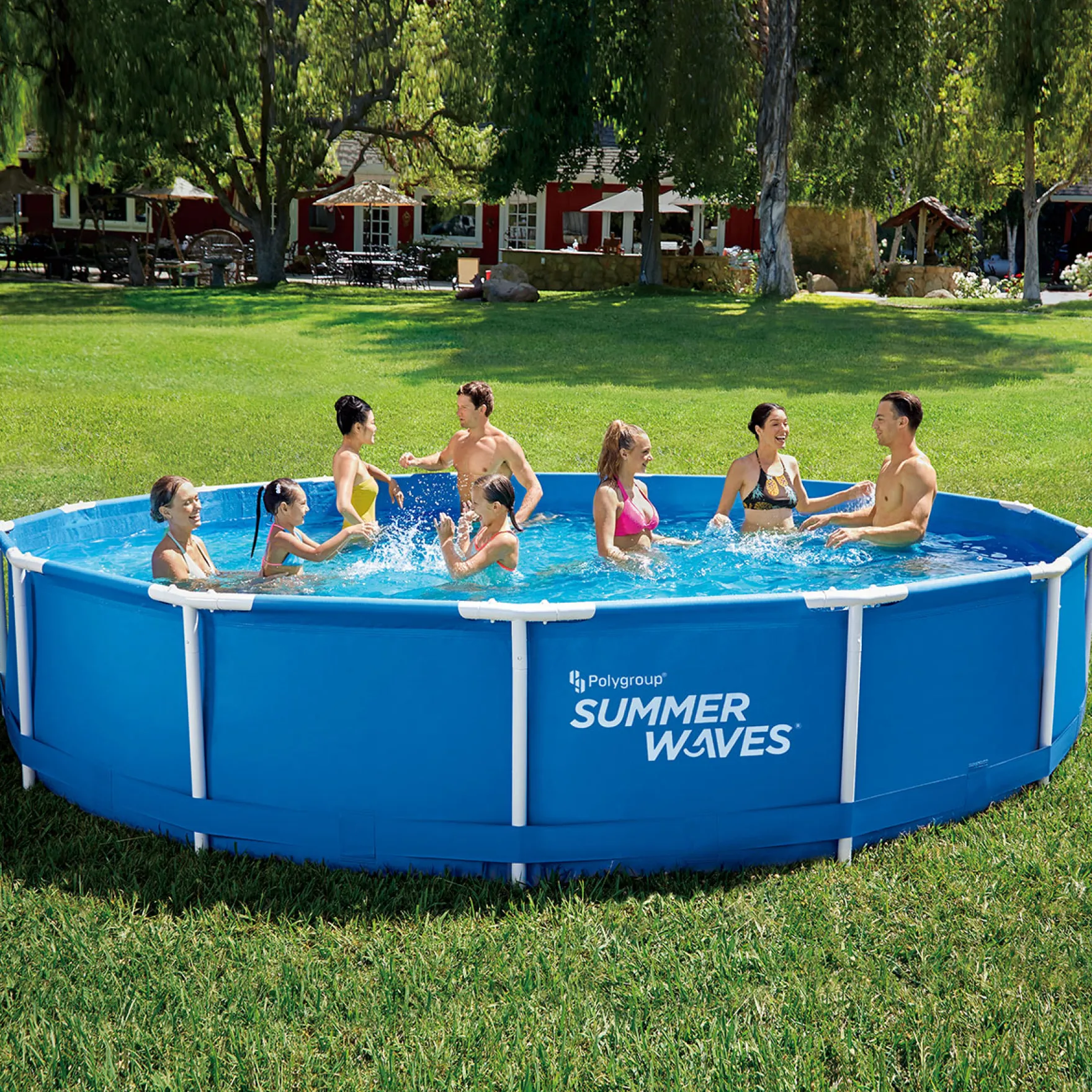 Summer Waves Zwembad Active Frame 457 X 84 cm + filterpomp