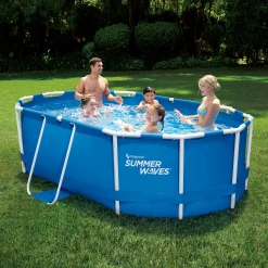 Summer Waves Zwembad Active Oval Frame 300 X 200 X 84 cm + filterpomp