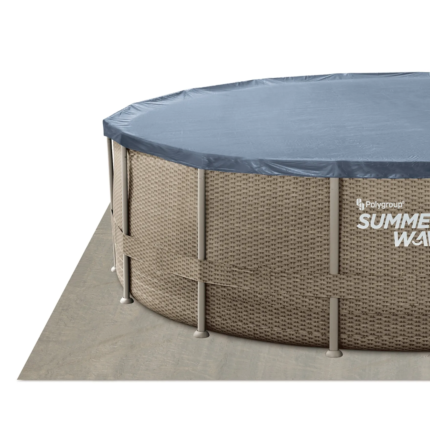 Summer Waves Zwembad Elite Frame 427 X 107 cm Dark Triple Basketweave+filterpomp