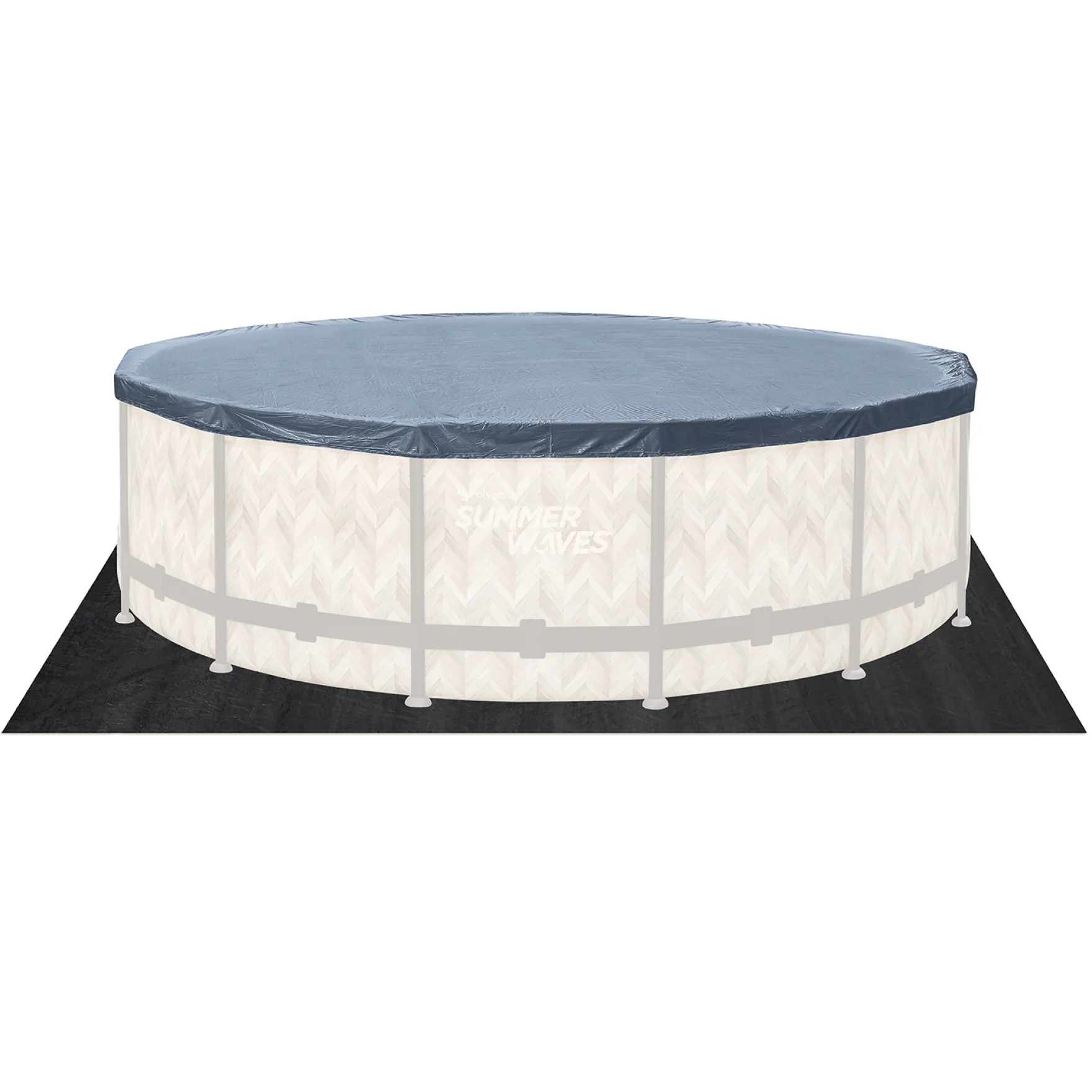 Summer Waves Zwembad Elite Frame 427 X 107 cm Light Oak