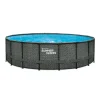 Summer Waves Zwembad Elite Frame 549 X 132 cm Dark Herringbone + zandfilterpomp
