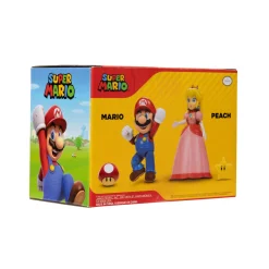 Super Mario figuren mario & peach 10 cm 2-pack