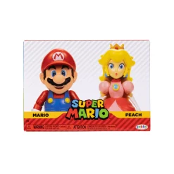 Super Mario figuren mario & peach 10 cm 2-pack