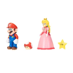 Super Mario figuren mario & peach 10 cm 2-pack