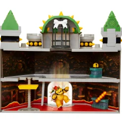 Super Mario mega kasteel bowser met figuurtje 6,5  cm