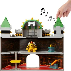 Super Mario mega kasteel bowser met figuurtje 6,5  cm