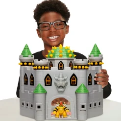 Super Mario mega kasteel bowser met figuurtje 6,5 cm