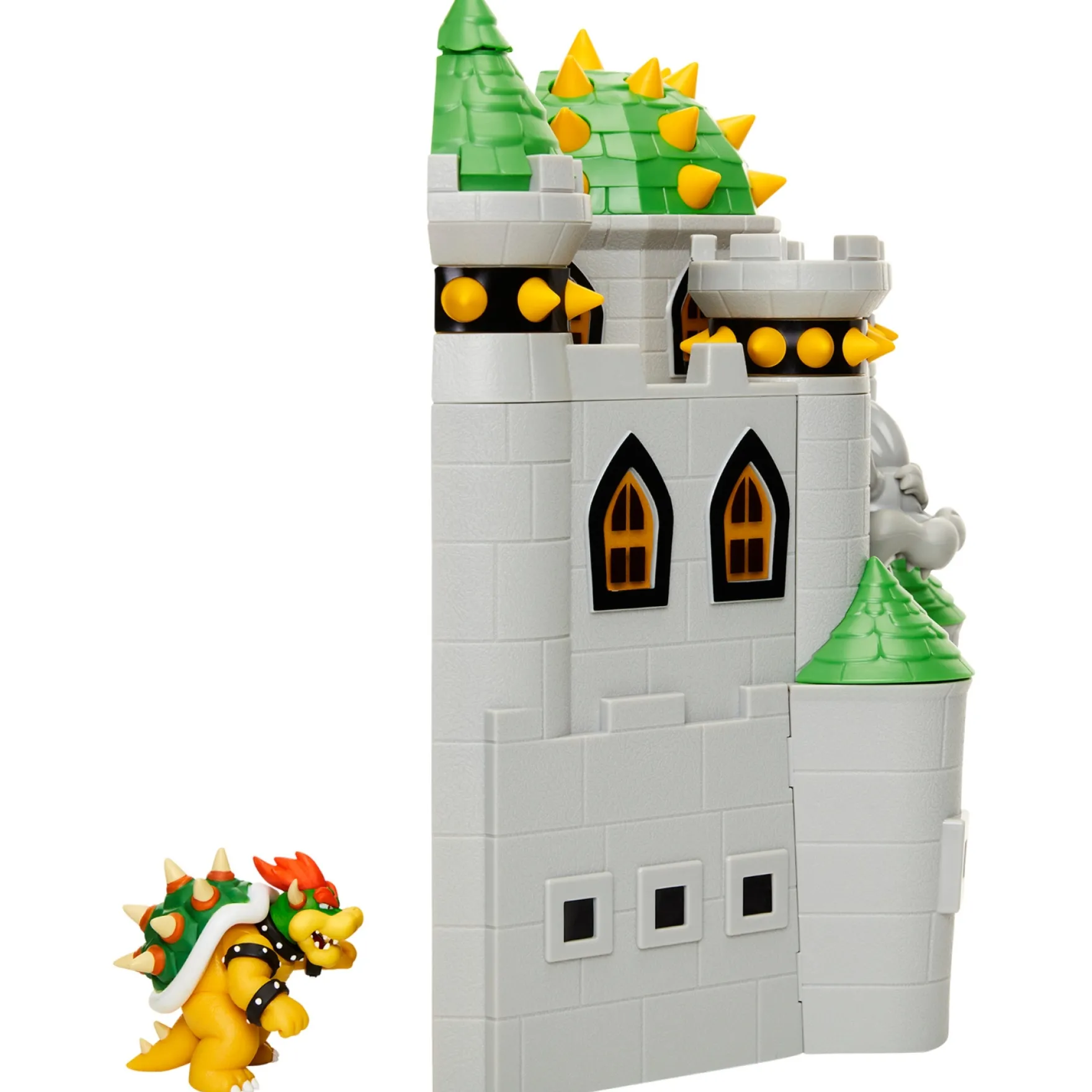 Super Mario mega kasteel bowser met figuurtje 6,5 cm