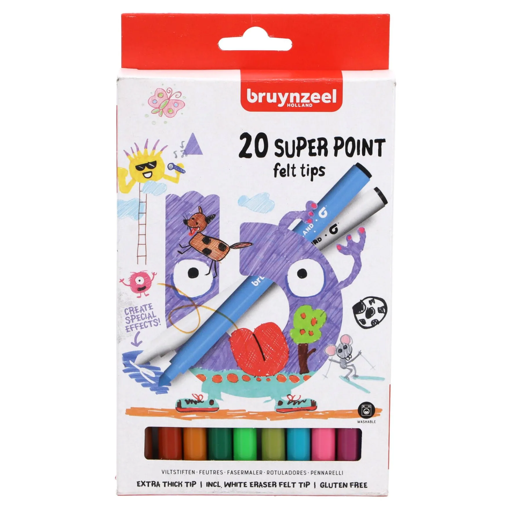 Super Point Viltstiften 20 Stuks