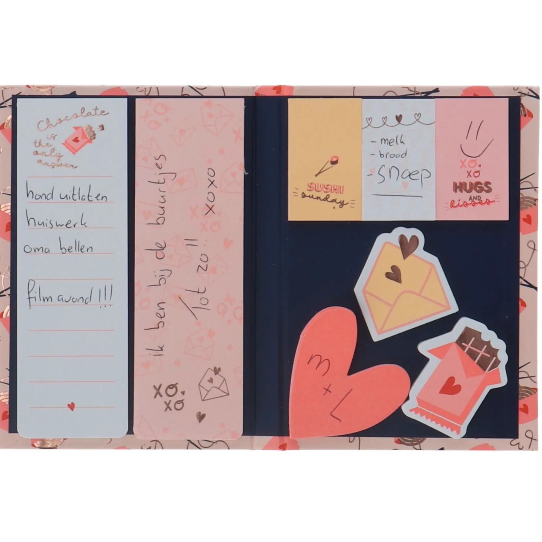 Sushi Sunday Sticky notes in boekje