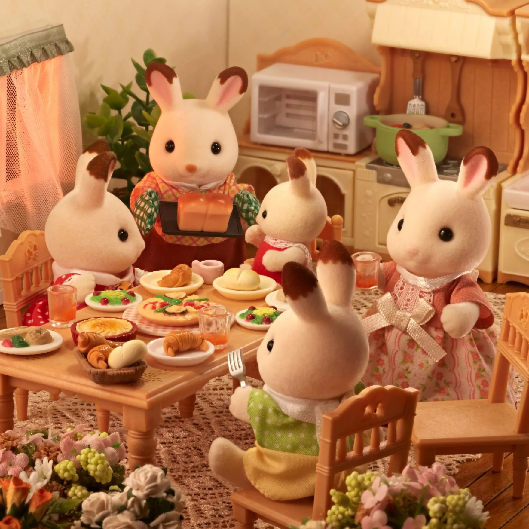 Sylvanian Families 5655 Chocolade Konijn Familie