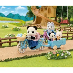 Sylvanian Families 5652 Fiets en Skate Panda Meisje