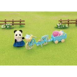 Sylvanian Families 5652 Fiets en Skate Panda Meisje