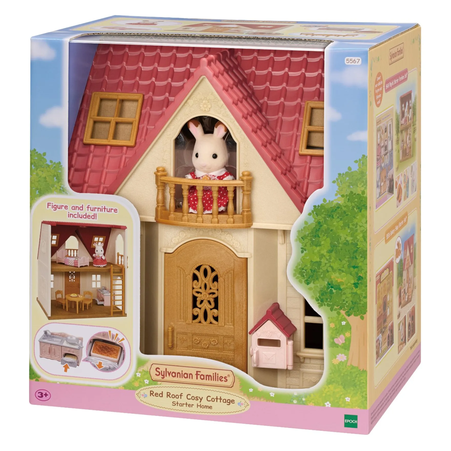 Sylvanian Families 5567 New Red Roof Cosy Cottage Starter Home