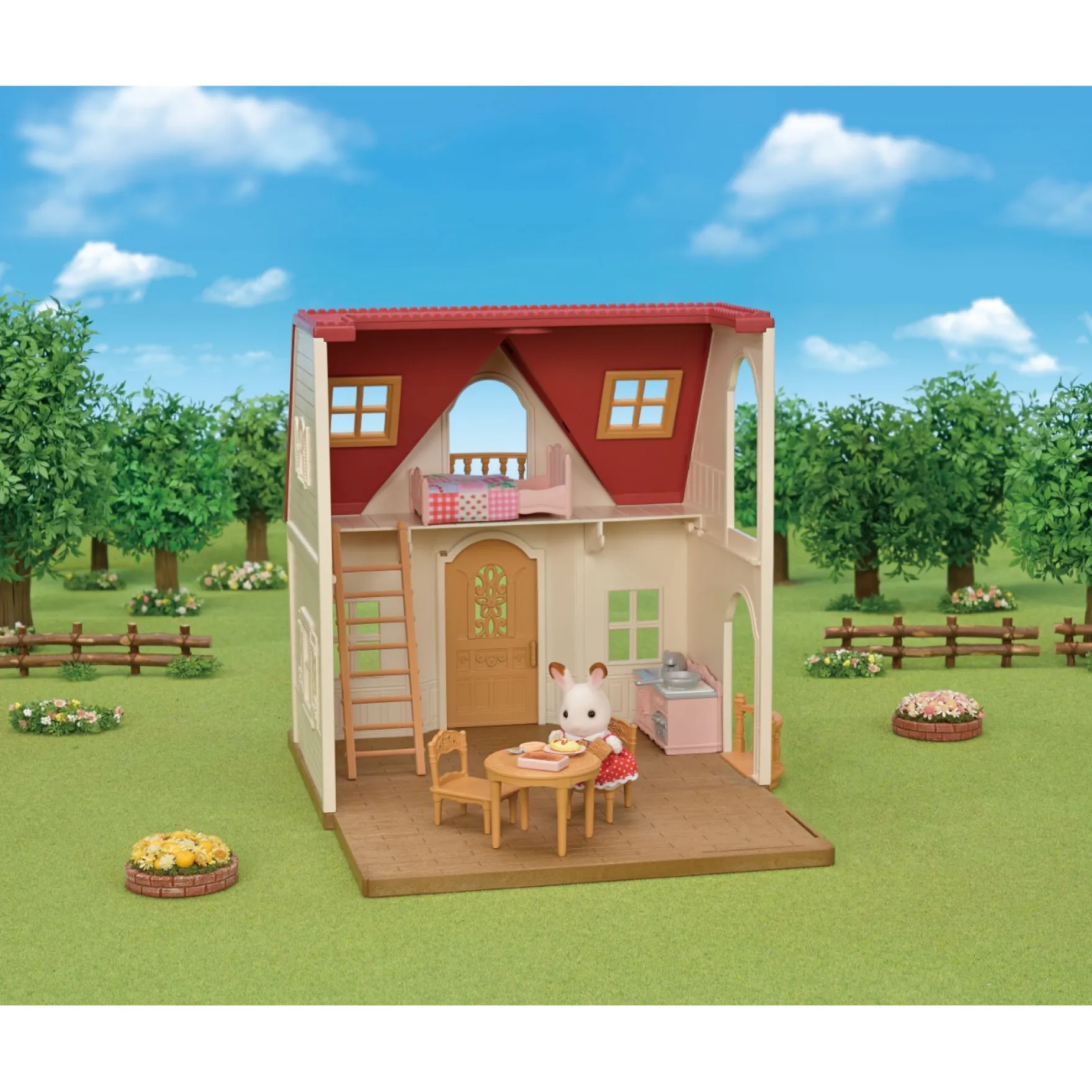 Sylvanian Families 5567 New Red Roof Cosy Cottage Starter Home
