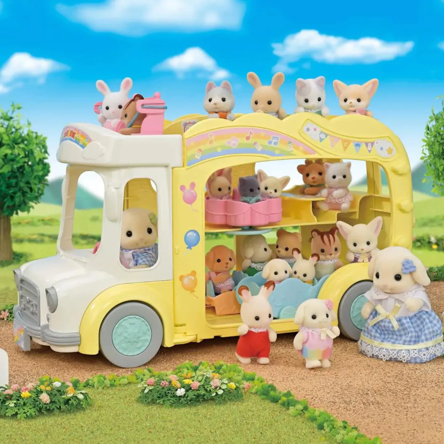 Sylvanian Families Regenboog Babybus
