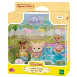 Sylvanian Families Trio Peutervriendjes Zwembad Fun