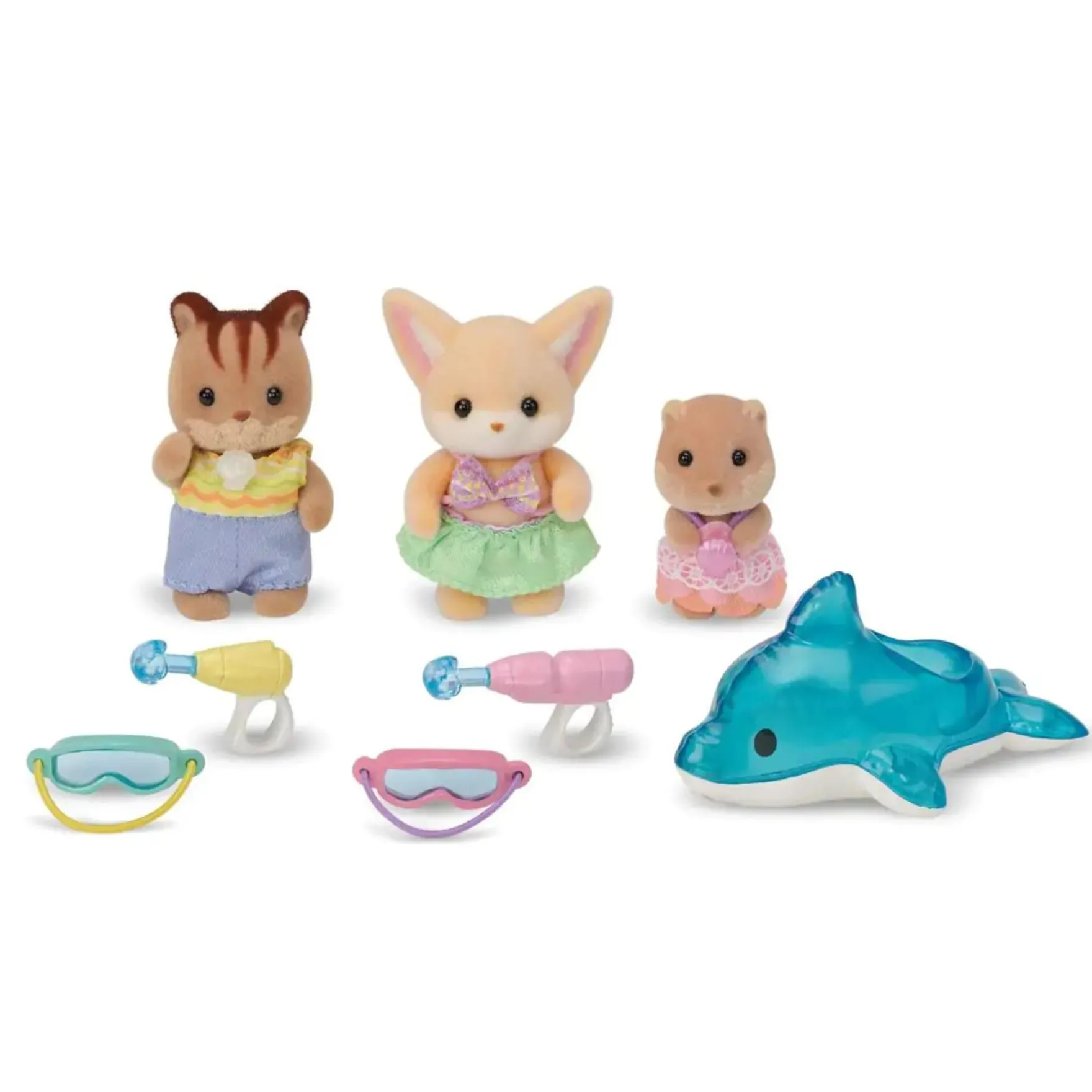 Sylvanian Families Trio Peutervriendjes Zwembad Fun