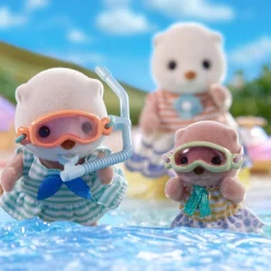 Sylvanian families zeeotter splashy snorkel set