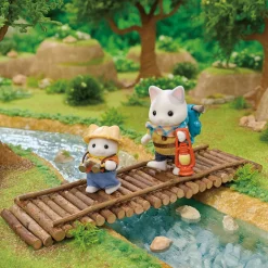Sylvanian Family 5763 Duo avonturiers latte kat Broer En Baby