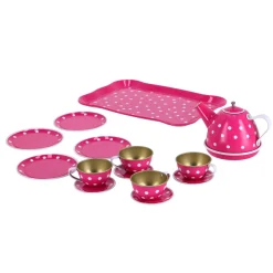 Theeset op dienblad 18-delig