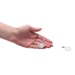 Tiara met oorbellen assorti