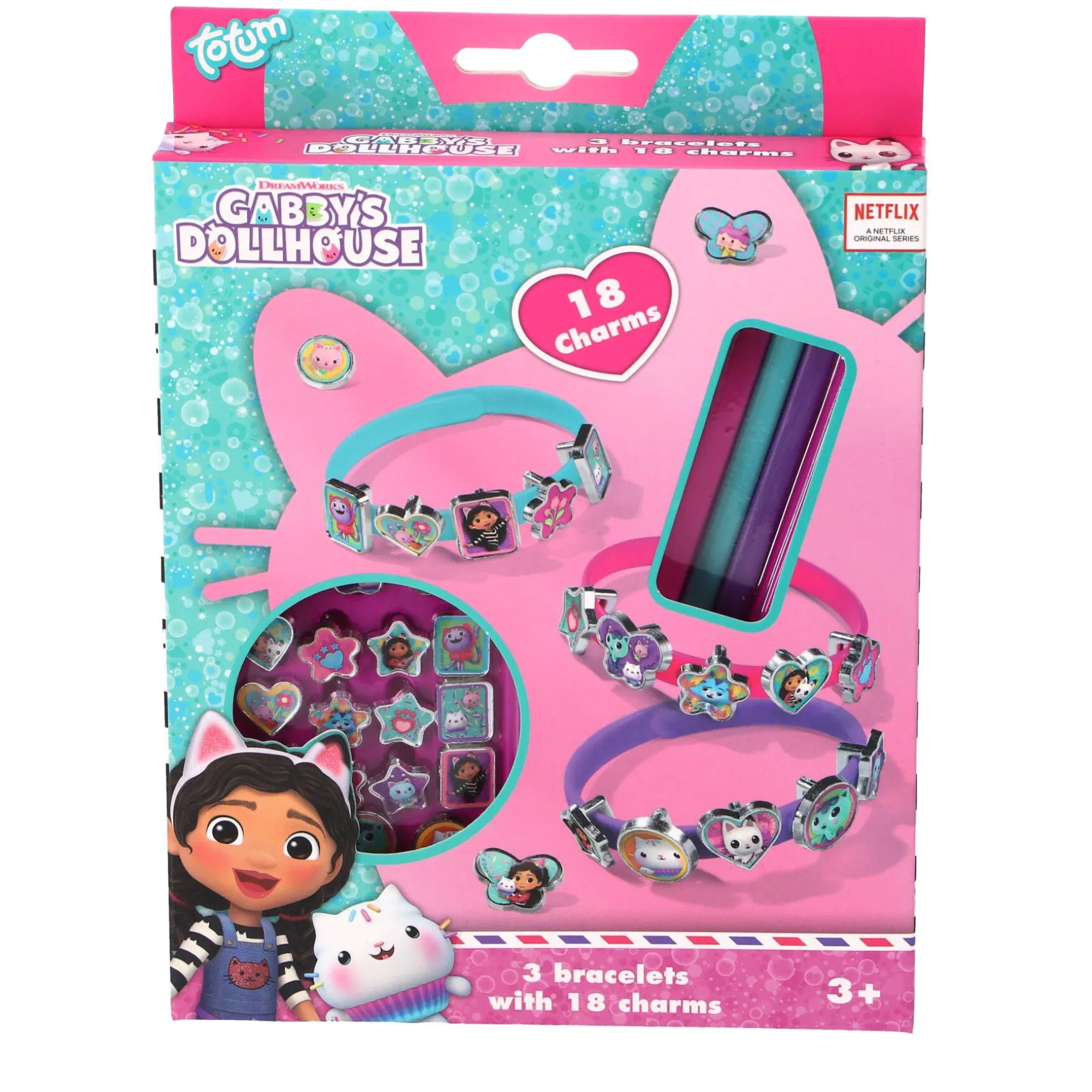 Totum Gabby's Dollhouse schuifarmbanden