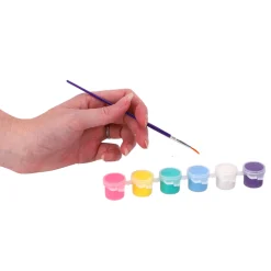 Totum unicorn glittergips en verfset